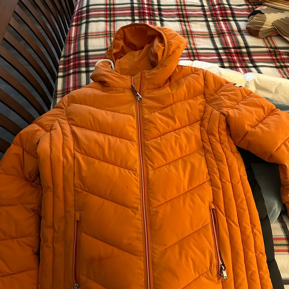 Tommy Hilfiger Orange Puffer Jacket